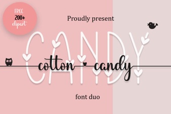 Cotton Candy Font: Sweet and Playful Typography for Fun Designs