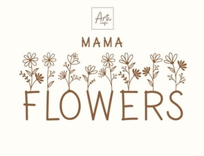 Mama Flowers Font – Decorative Floral Display Typeface for Creative Designs
