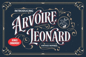 Arvoire Leonard Font: Elegant Typography for Modern Design