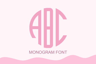 Beautiful Monogram Font Ideas for Creative Design Projects