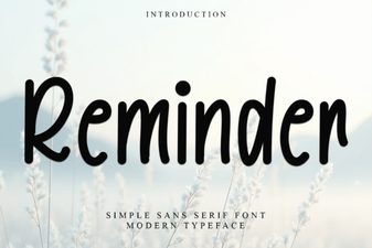 Reminder Font Design Ideas for Creative Projects