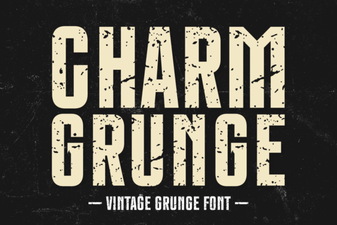 Charm Grunge Font: Bold and Artistic Design for Creative Projects