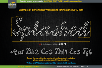 Creative Splashed Font Designs for Bold and Artistic Projects