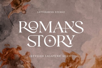 Romans Story Font: Elegant Typography for Creative Projects